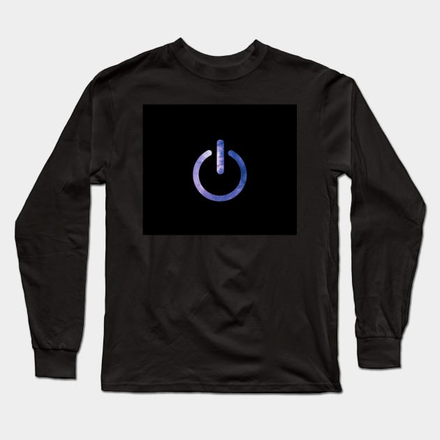 Power button Long Sleeve T-Shirt by daghlashassan